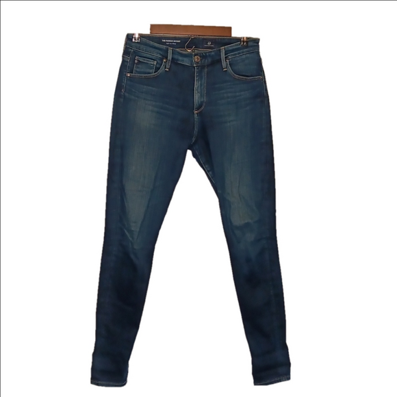 Ag Adriano Goldschmied Denim - Adriano Goldschmied high rise skinny Farrah jeans size 28r Good Condition